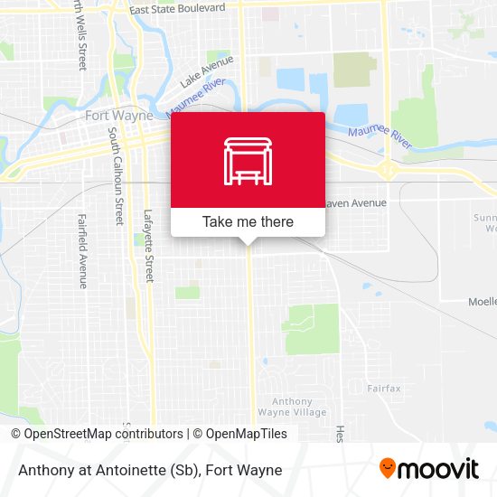 Anthony at Antoinette (Sb) map