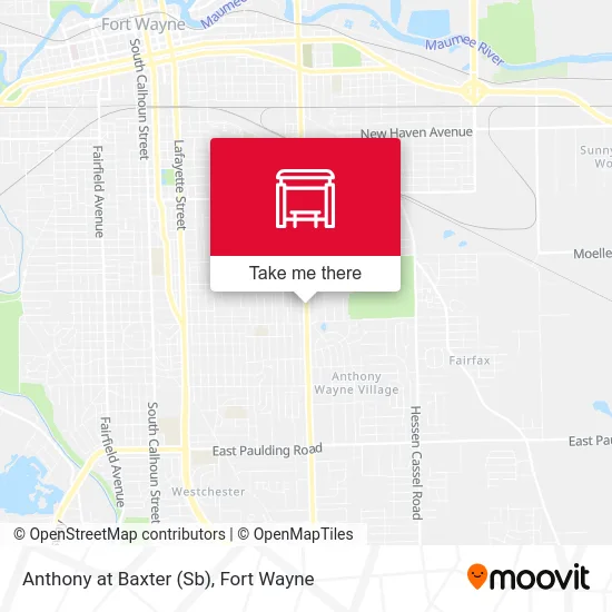Mapa de Anthony at Baxter (Sb)