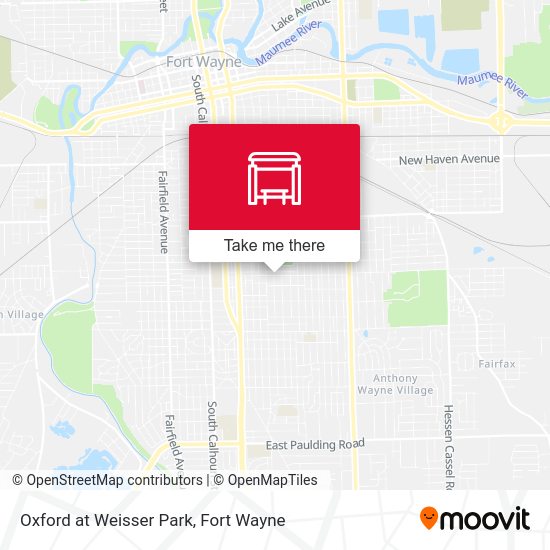 Mapa de Oxford at Weisser Park