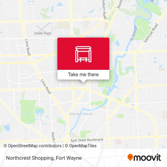 Northcrest Shopping map