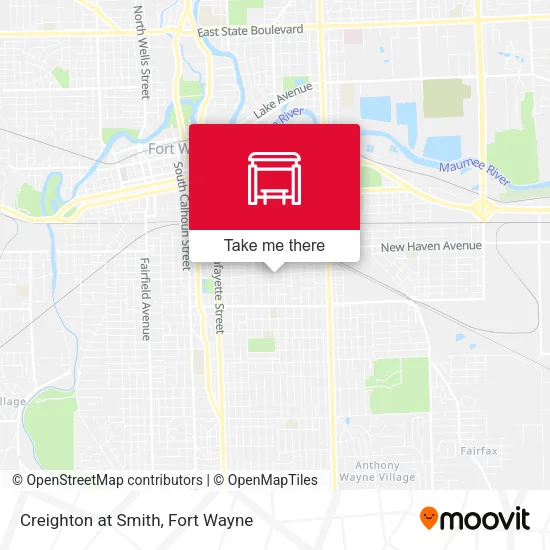 Mapa de Creighton at Smith