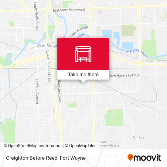 Creighton Before Reed map