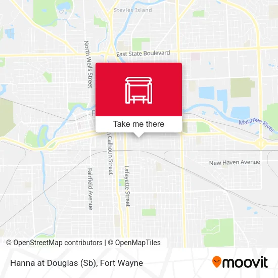 Mapa de Hanna at Douglas (Sb)