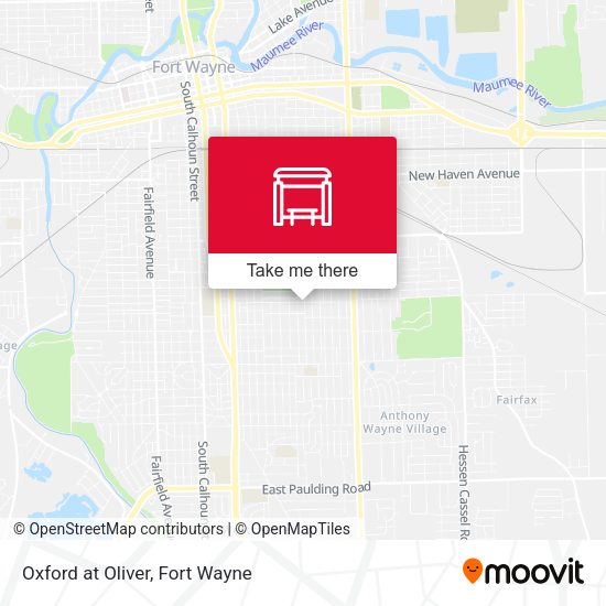 Oxford at Oliver map