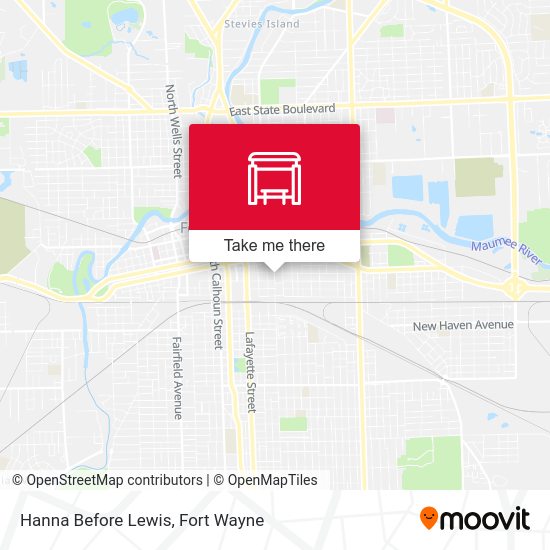 Hanna Before Lewis map