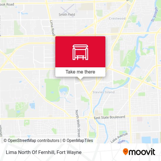 Lima North Of Fernhill map