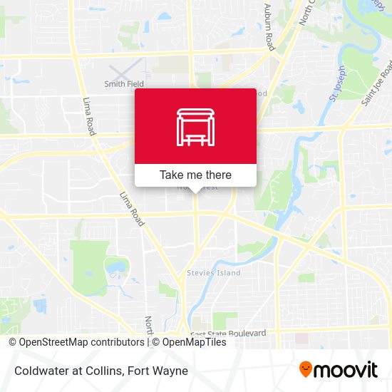 Mapa de Coldwater at Collins