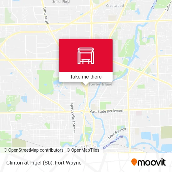 Mapa de Clinton at Figel (Sb)
