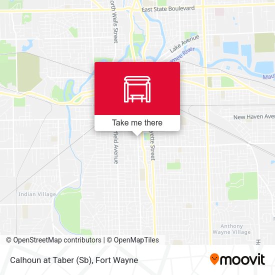 Calhoun at Taber (Sb) map