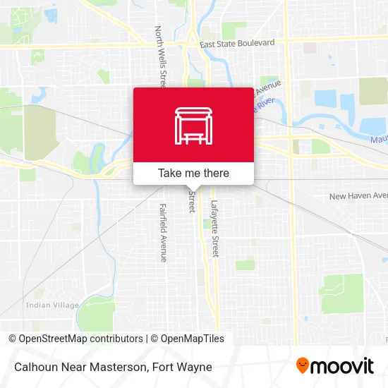 Mapa de Calhoun Near Masterson