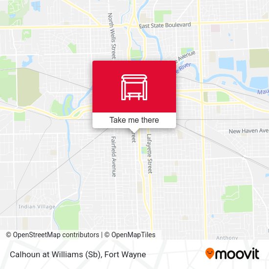 Mapa de Calhoun at Williams (Sb)