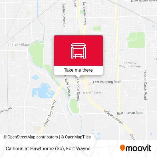 Mapa de Calhoun at Hawthorne (Sb)