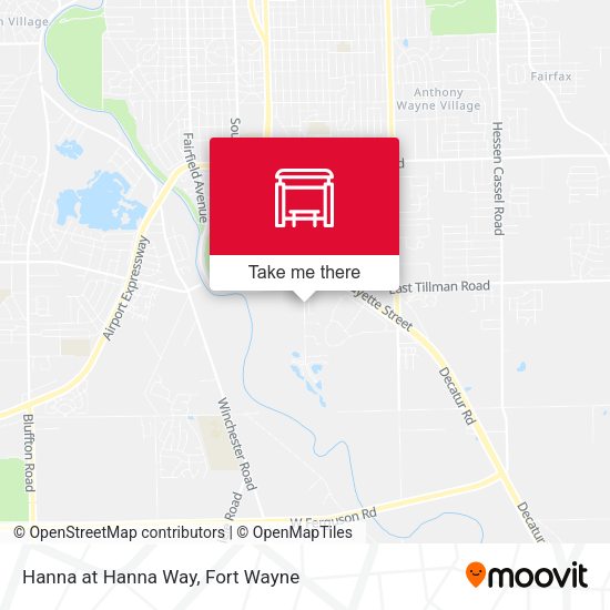 Hanna at Hanna Way map