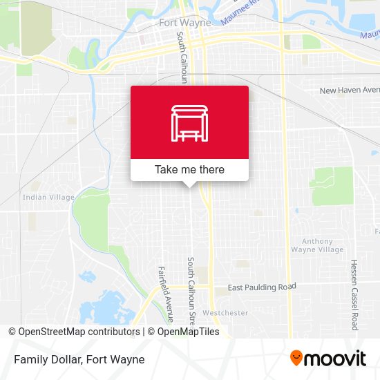 Mapa de Family Dollar