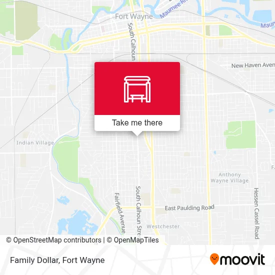 Family Dollar map