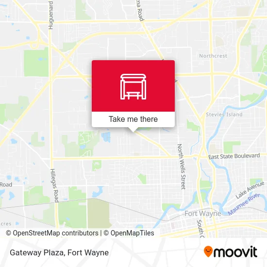 Mapa de Gateway Plaza