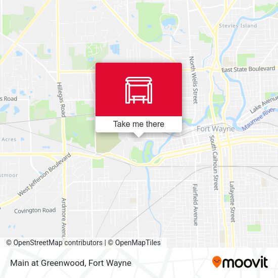Main at Greenwood map