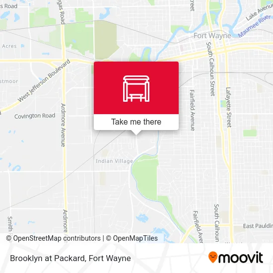 Mapa de Brooklyn at Packard