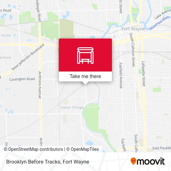 Brooklyn Before Tracks map