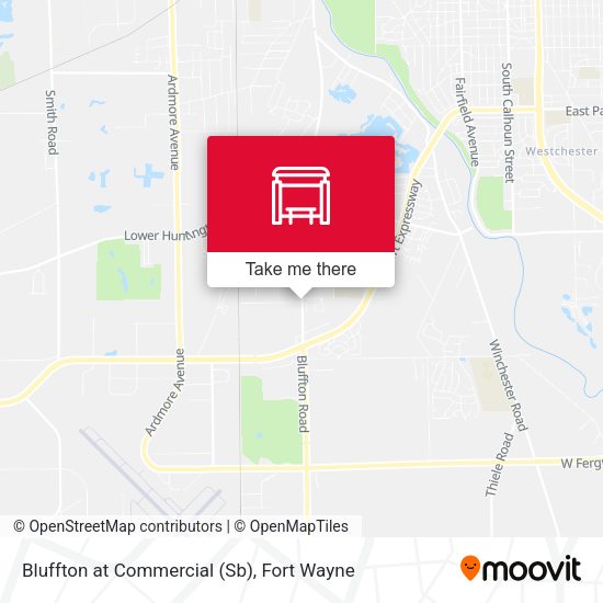 Mapa de Bluffton at Commercial (Sb)