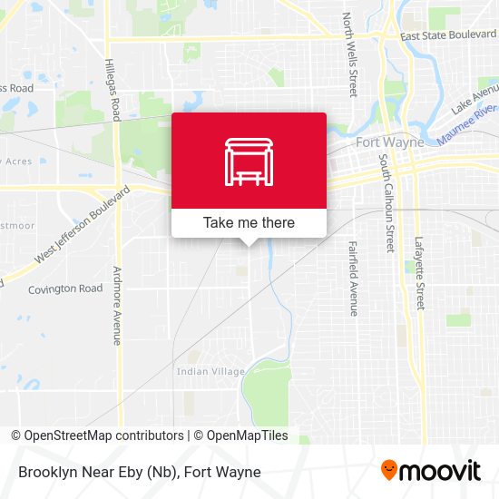 Brooklyn Near Eby (Nb) map