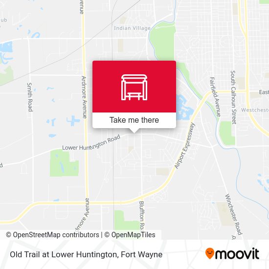 Mapa de Old Trail at Lower Huntington