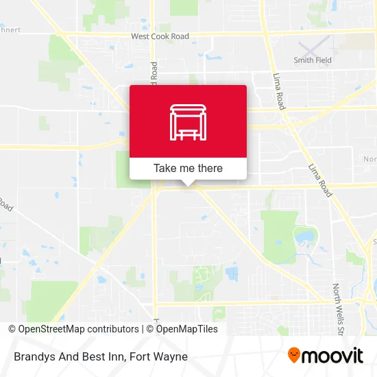 Mapa de Brandys And Best Inn