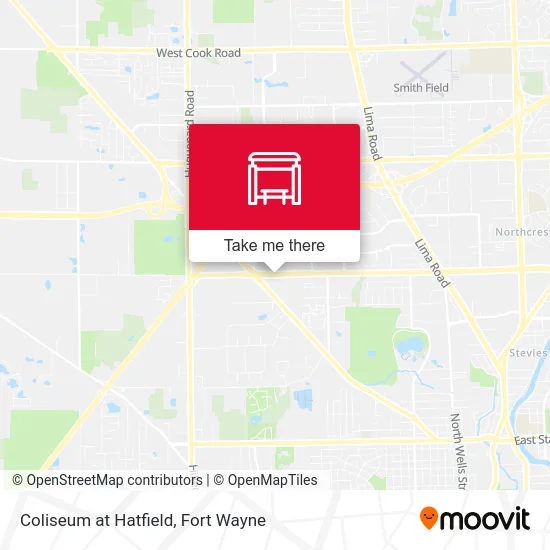 Mapa de Coliseum at Hatfield