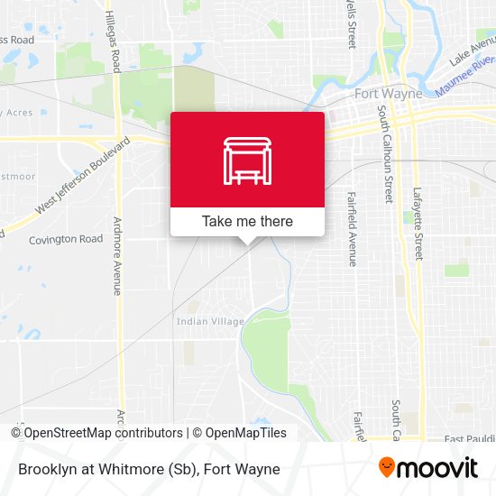 Mapa de Brooklyn at Whitmore (Sb)