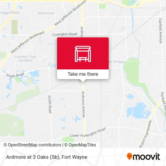 Mapa de Ardmore at 3 Oaks (Sb)