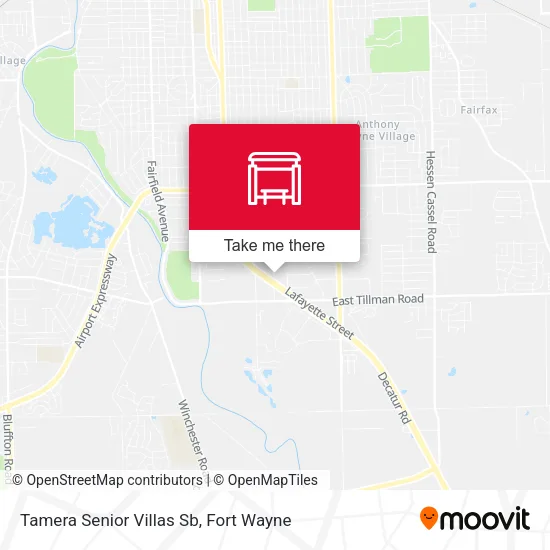 Mapa de Tamera Senior Villas Sb