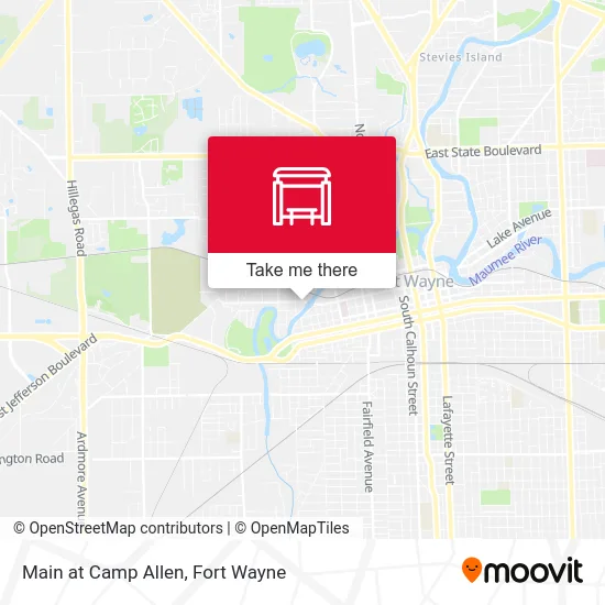Mapa de Main at Camp Allen