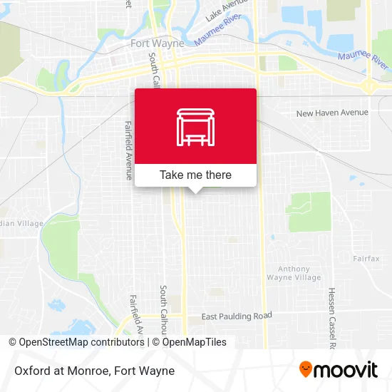 Mapa de Oxford at Monroe