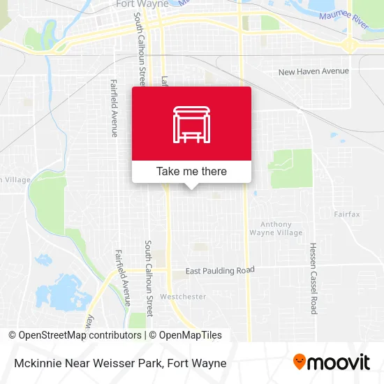 Mapa de Mckinnie Near Weisser Park