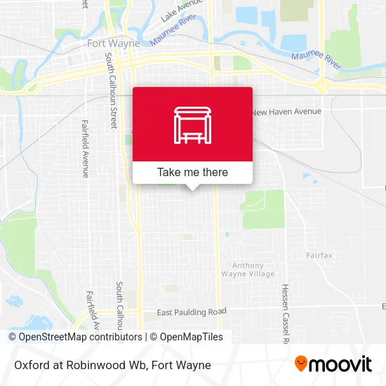 Mapa de Oxford at Robinwood Wb