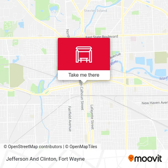 Mapa de Jefferson And Clinton