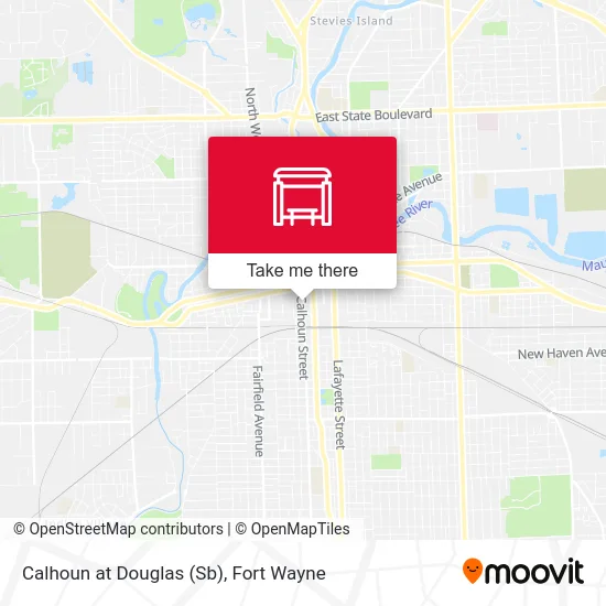 Mapa de Calhoun at Douglas (Sb)