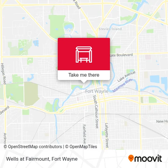 Wells at Fairmount map