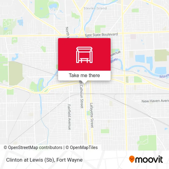 Mapa de Clinton at Lewis (Sb)
