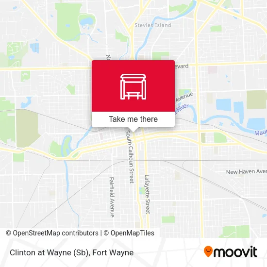 Mapa de Clinton at Wayne (Sb)
