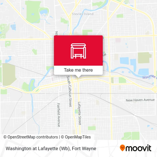 Mapa de Washington at Lafayette (Wb)