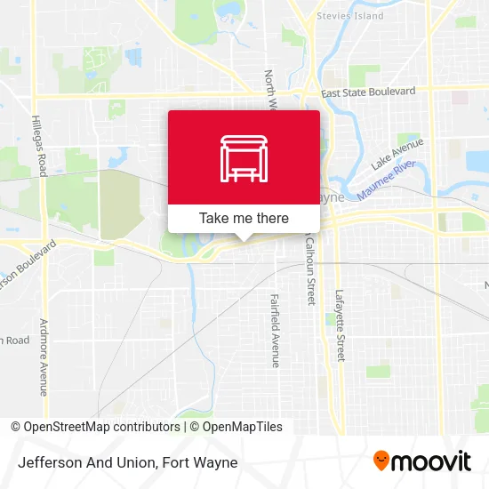 Mapa de Jefferson And Union