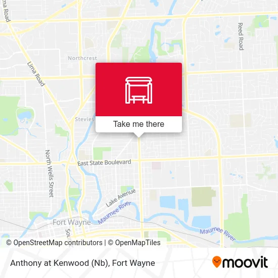 Mapa de Anthony at Kenwood (Nb)