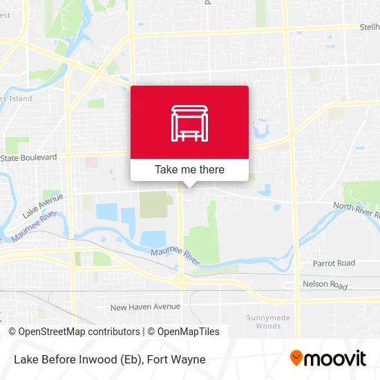 Mapa de Lake Before Inwood (Eb)