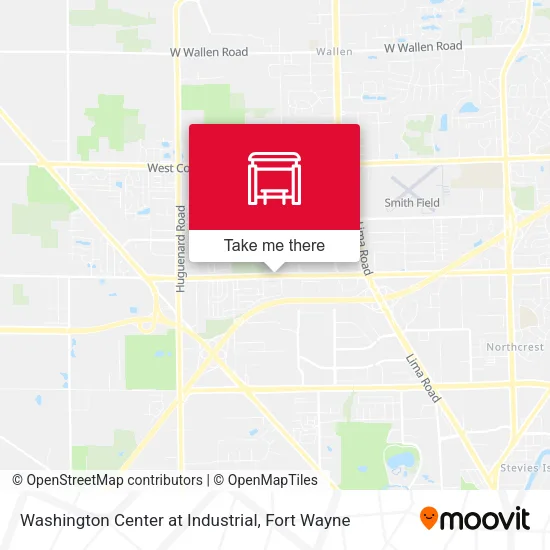 Mapa de Washington Center at Industrial
