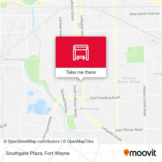 Mapa de Southgate Plaza