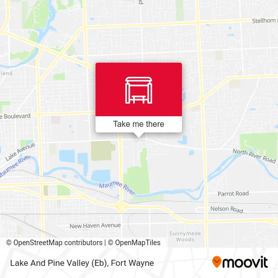 Mapa de Lake And Pine Valley (Eb)