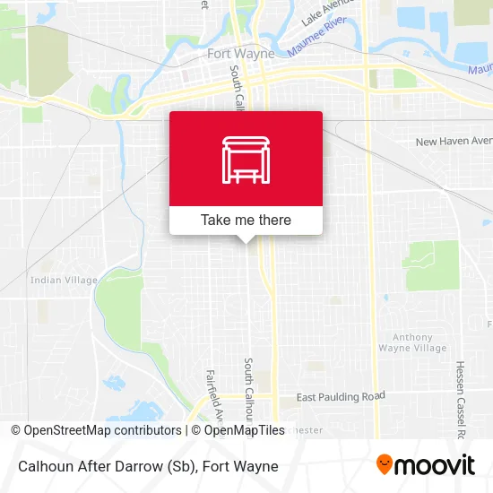 Mapa de Calhoun After Darrow (Sb)