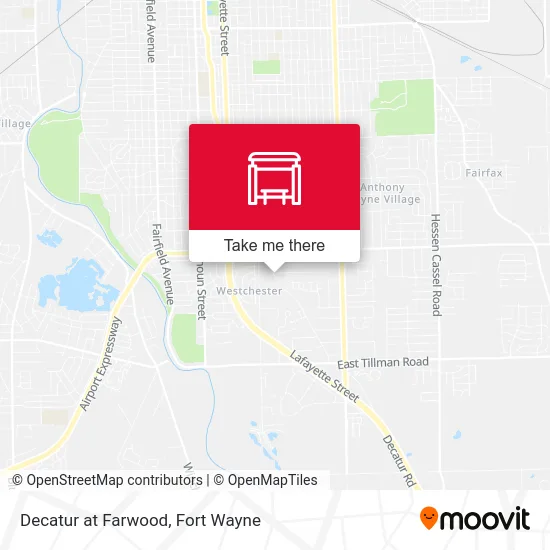 Decatur at Farwood map