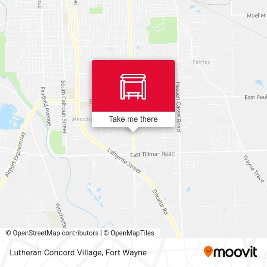 Mapa de Lutheran Concord Village